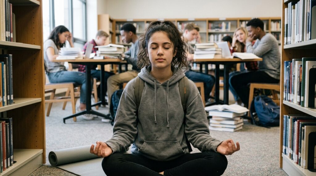 Brief Yoga Practice Helps Teens Beat Exam Anxiety, Study Finds - Featured Image